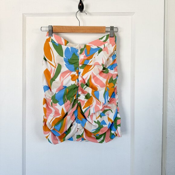Hello Molly | NWT Kaleidoscopic Fantasy Mini Skirt‎ in Tropical Print - Picture 4 of 7